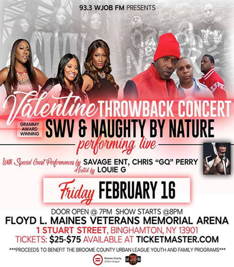 Valentine Throw Back Concert SWV & Naughty by Nature